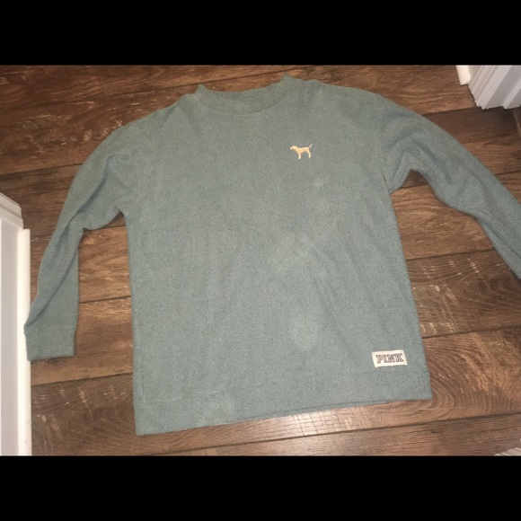 NWOT Pink VIctoria Secret Sherpa Sweatshirt - Picture 1 of 5